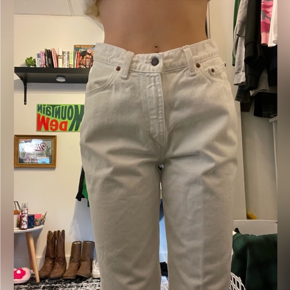 VINTAGE 512 LEVIS- WHITE